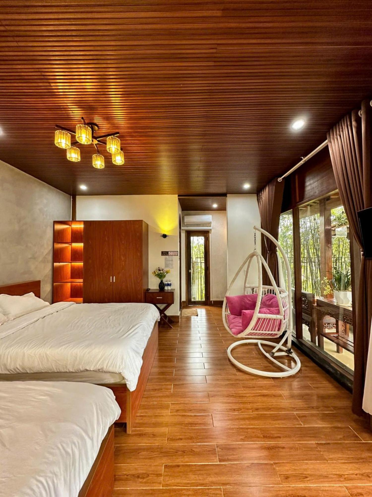 Vuon Tra Homestay Mang Den Kon Von Kla Exterior photo