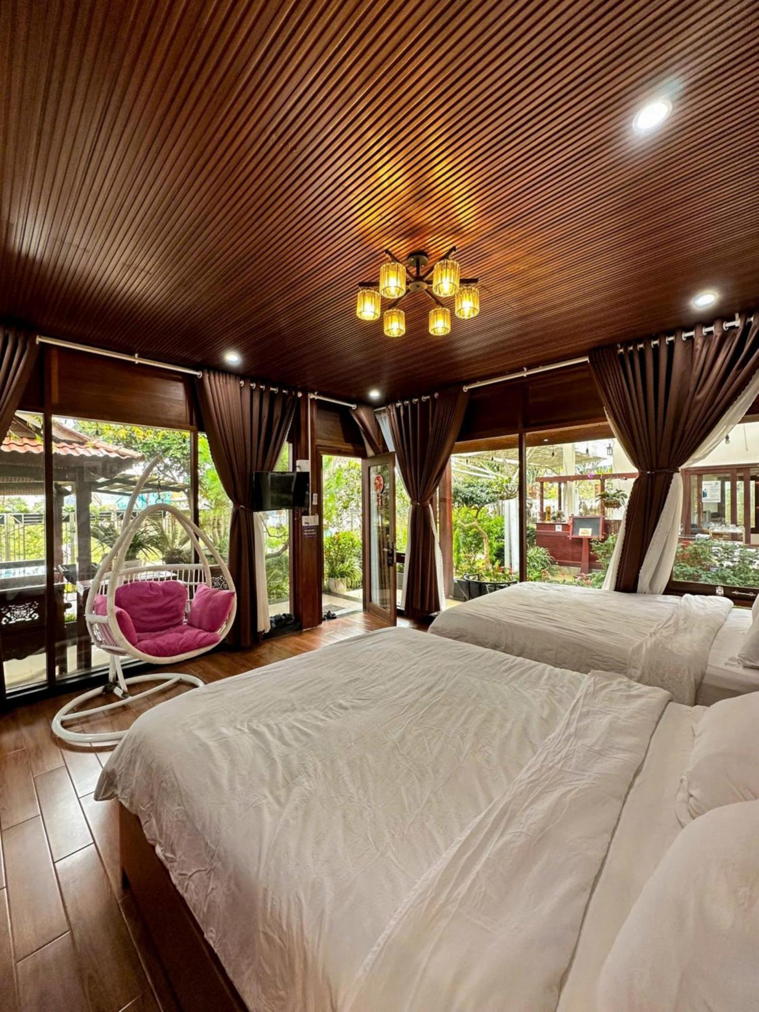 Vuon Tra Homestay Mang Den Kon Von Kla Exterior photo